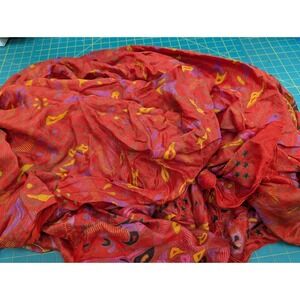 Silk Saree for Crafting Sewing Quilting Upcycled Projects Unwearable Saree